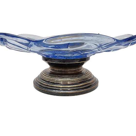 Franse Art Deco Fruitschaal – Schalen, Glass (photo 5 of 6)
