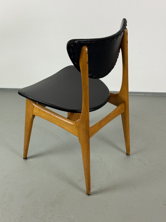 Set van 4 vintage eetkamerstoelen in Scandinavische stijl – Jaren 60 – Skai, Wood (photo 7 of 14)
