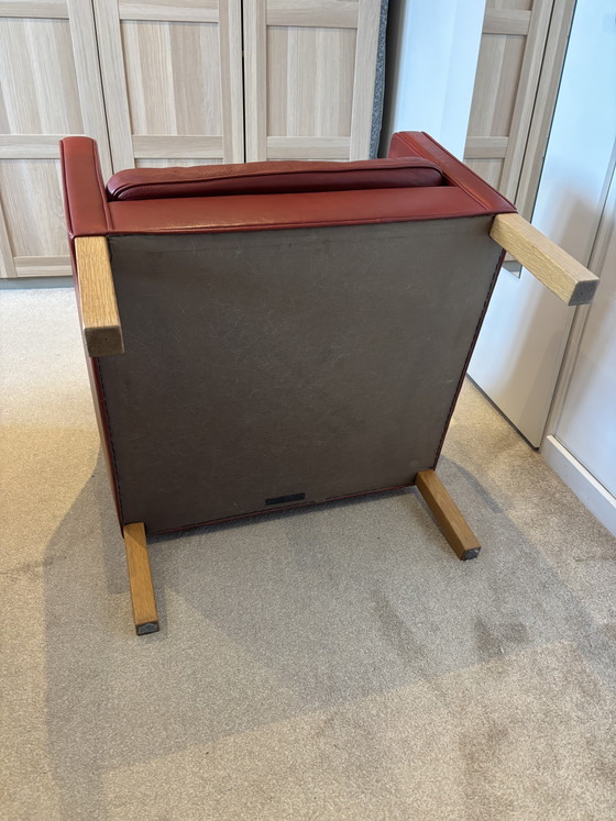 Borge Mogensen 2431 – Børge Mogensen, Fauteuils, Leather, Wood (photo 4 of 7)