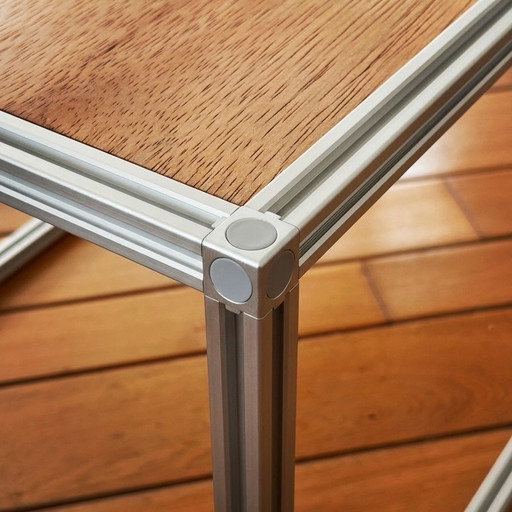 Mesa de centro N1 – salontafels, Aluminium, Wood (photo 2 of 5)
