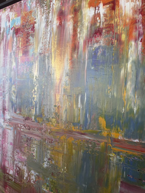 Image 1 of Peinture/Œuvre d'art 90x70 cm avec cadre flottant
