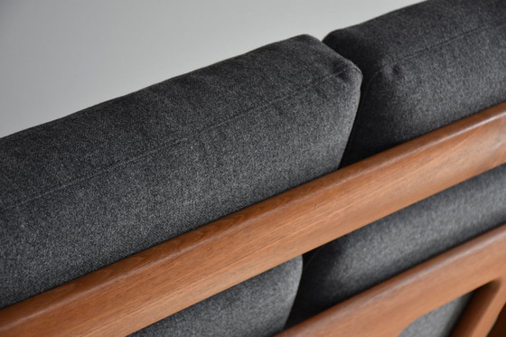 Image 1 of Divano con schienale alto Mid Century Design Teak anni '60 Kvadrat