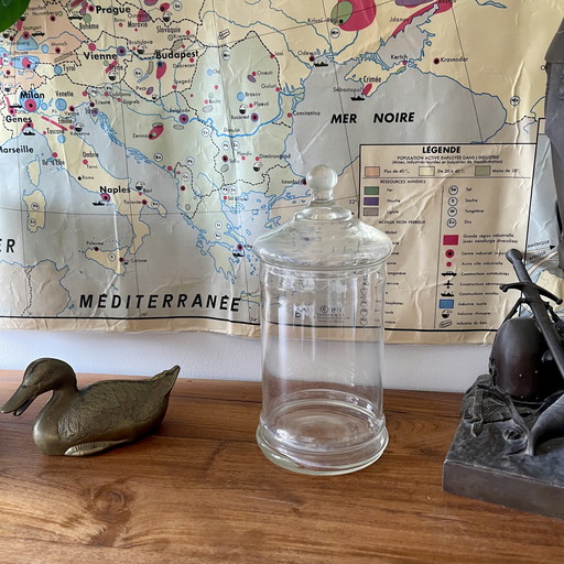 Apothecary-style jar