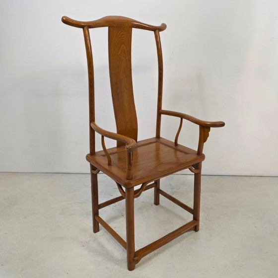 Set van 2 Chinese Yoke Back Chair vroege 20e eeuw – Eetkamerstoelen, Wood (photo 4 of 7)