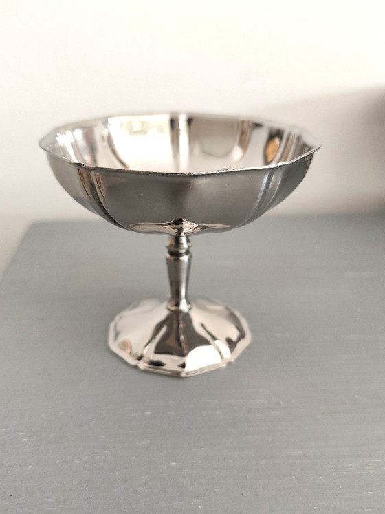 Set aus 11 Edelstahl-Eisbechern aus den 1960er Jahren – Geschirr, Metal (photo 4 of 13)
