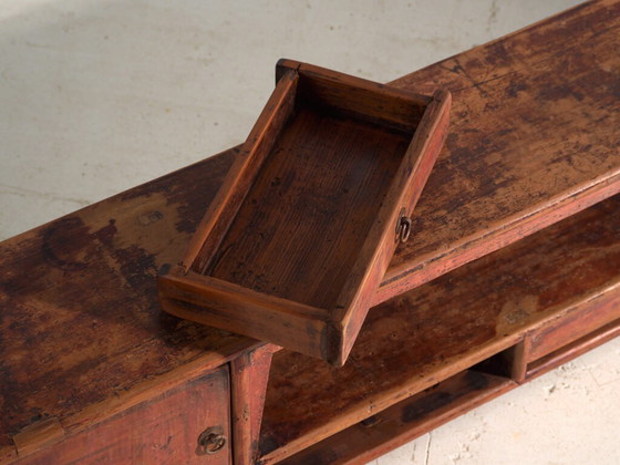 Mueble bajo antiguo de madera de olmo – China, circa 1900 – Aparadores, Iron (photo 25 of 40)