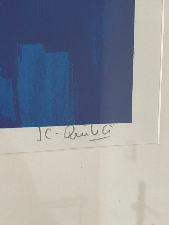 Lithograph After Jean-Claude Quilici – Port Scene – 40/250 – 52 Cm – Lithographs & prints, Glass (photo 5 of 9)