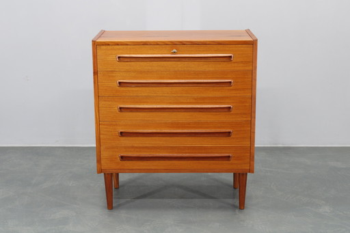 Commode en teck danoise des années 1960