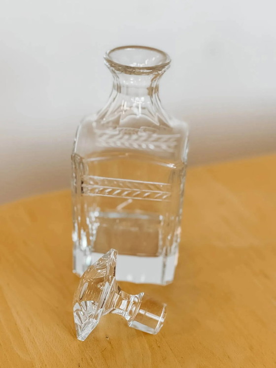 Vintage glass whisky carafe – Glass & Decanter, Crystal (photo 2 of 6)