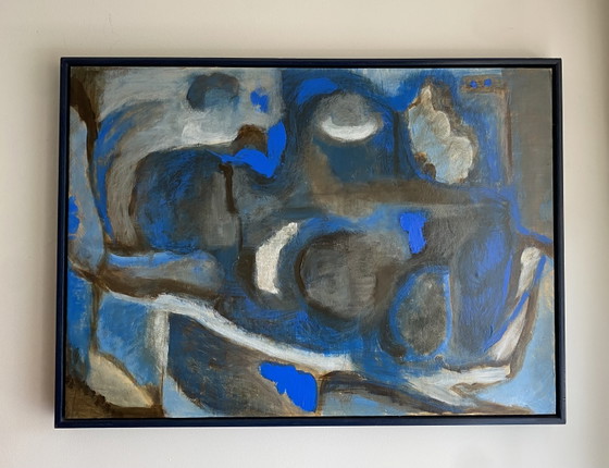 Image 1 of L'ambiance est Cool - R33 - Dipinto ad olio Frans Veenhoven “Snarf”
