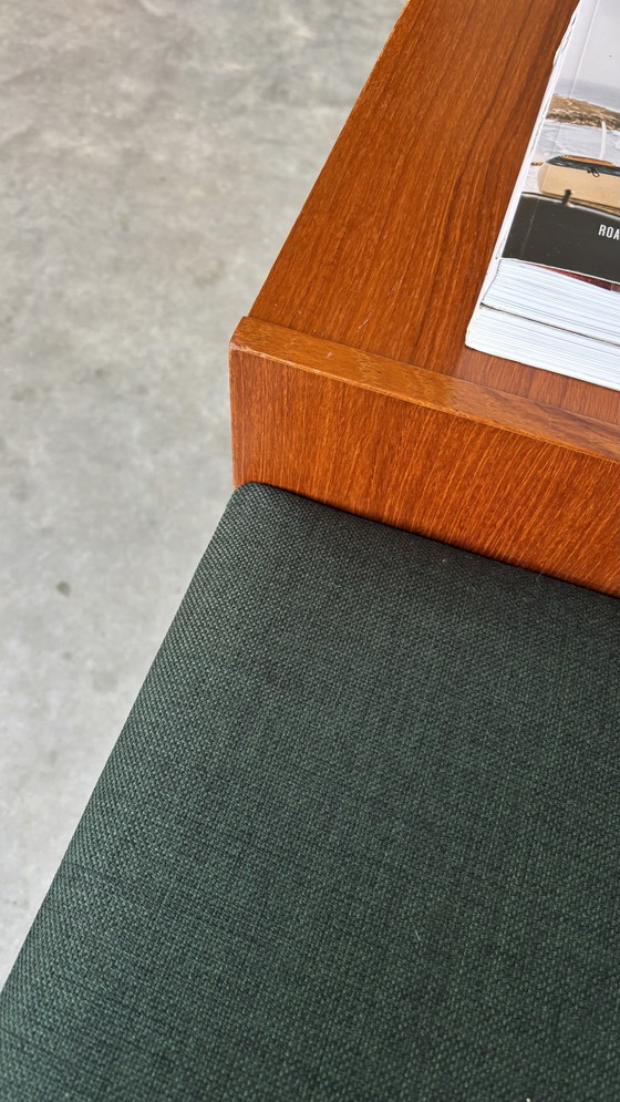 Image 1 of Banc téléphonique danois vintage en teck