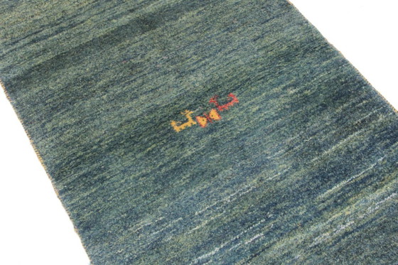 Image 1 of Tapis Gabbeh persan moderne original en laine, 188 x 100 cm, excellent état.