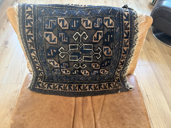 Image 1 of Antikes kaukasisches Textilobjekt (ca. 1900–1930), handgeknüpft | Wolle auf Wolle | 68 × 63 cm