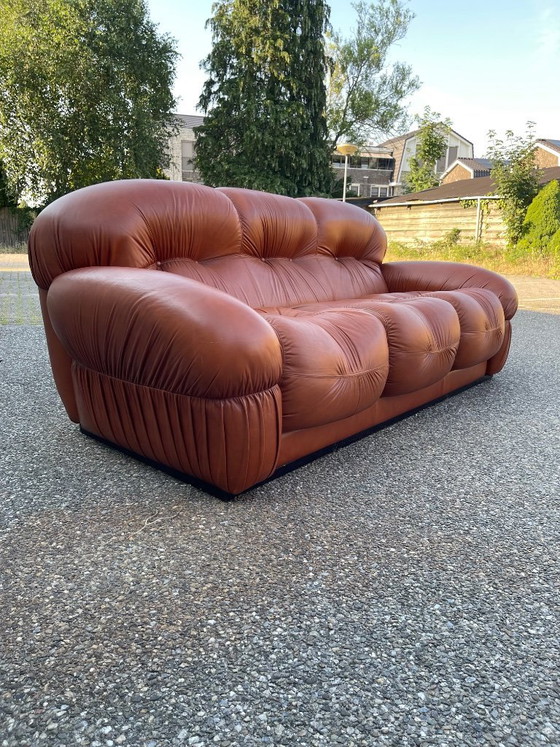Image 1 of Sculpturale bank in Italiaans design uit de jaren 70