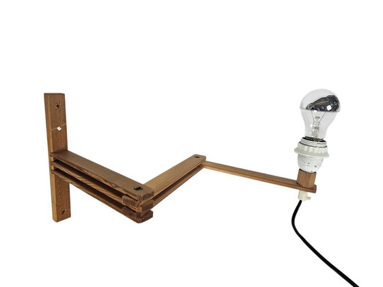 Image 1 of Ikea - hinged lamp - wall lamp - model V505 - pine - Sweden - 3rd quarter 20th century