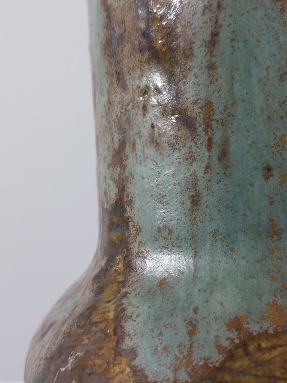 Image 1 of Lampada da tavolo in ceramica d'artista vintage di metà secolo