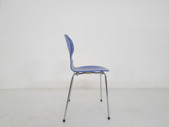 Image 1 of Silla de madera "Ant" de Arne Jacobsen para Fritz Hansen Ultramarine (L15), Dinamarca, 1996