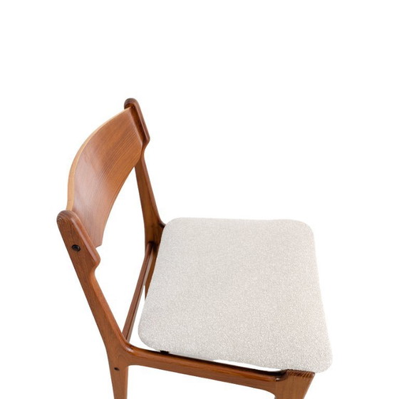Image 1 of Set of 9 mid-century chairs, vintage design like Erik Buch, teak, 60s