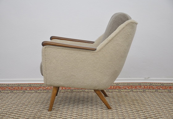 Image 1 of Mid Century Boucle Cocktail Leunstoel, 1960