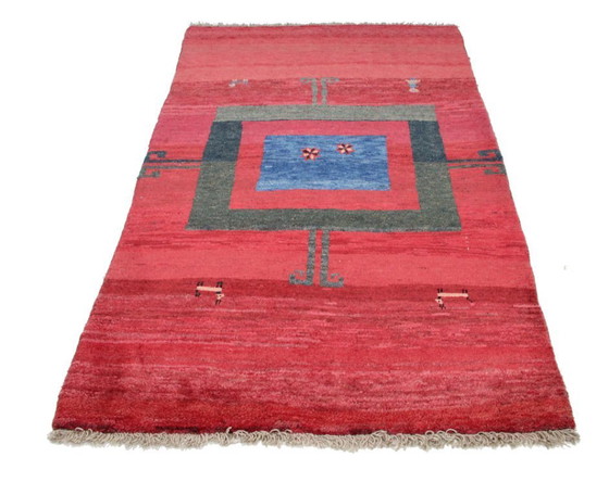 Image 1 of Original Persian carpet Gabbeh Ghashghai Oriental carpet 196 cm x 120 cm Old Natural