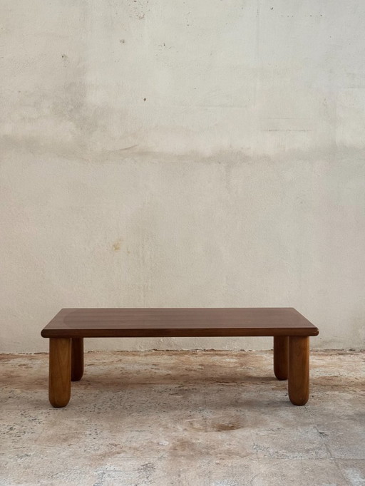 Table basse vintage en bois d'Italie