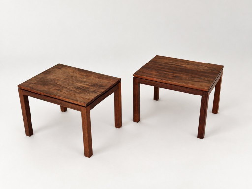 Bijzettafels van palissander, Denemarken, jaren 60, set van 2