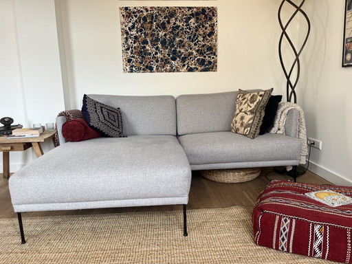 Westwing Gray Corner Sofa/couch - Fluente