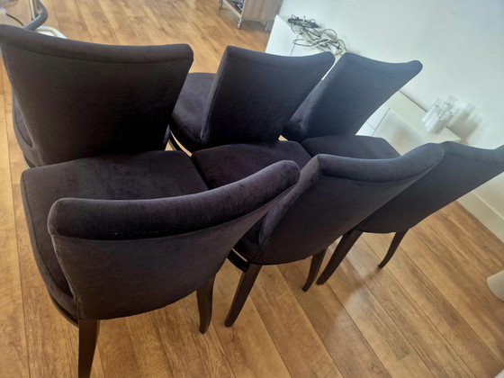 Chaises de salle à manger – Velvet, Wood (photo 4 of 10)