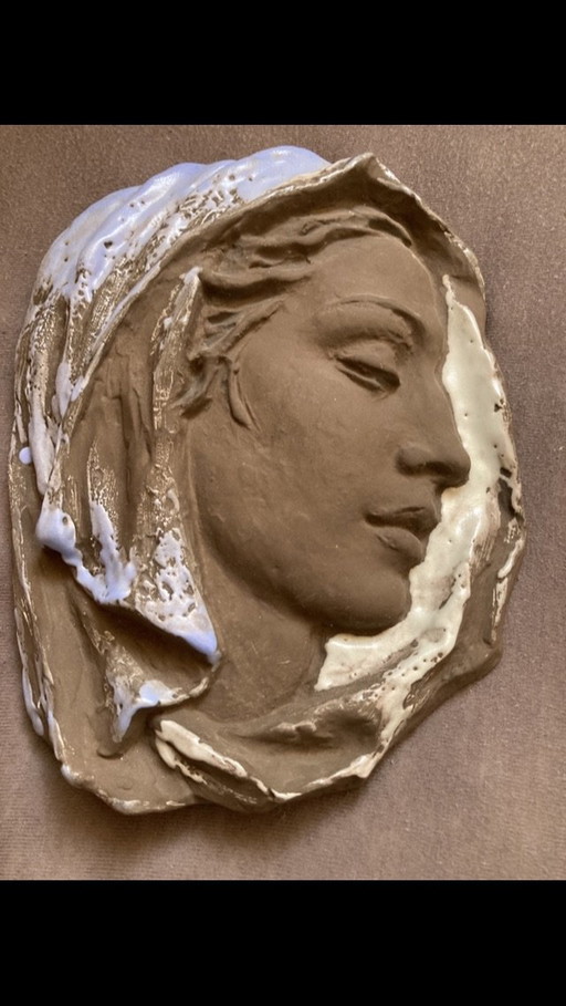 Rilievo murale Karlsruhe Majolika Manufaktur Lore Friedrich Gronau
