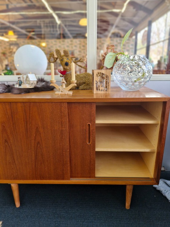 Image 1 of Vintage kast / dressoir met lade en schuifdeurtjes