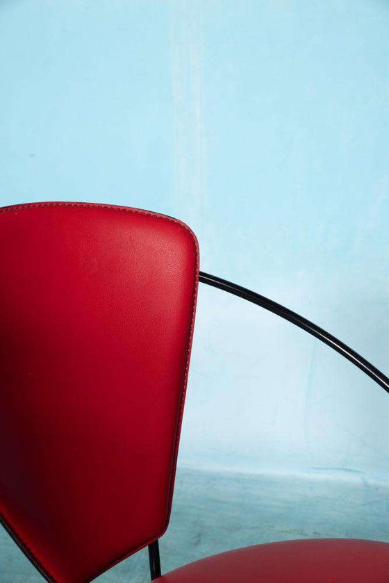 Image 1 of Ensemble de 4 chaises Linda d'Arrben, design italien des années 80