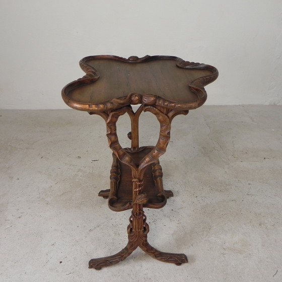 Image 1 of Jugendstil-Teetisch im Stil von Emile Galle