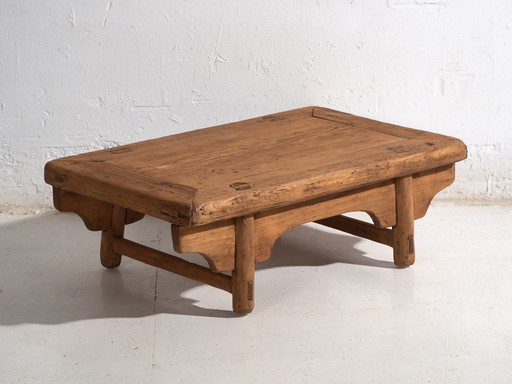 Antiker chinesischer Kang-Tisch – Primitiver chinesischer Beistelltisch – um 1900 #11