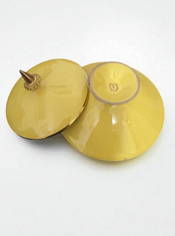 Image 1 of Florentine ceramic tea/coffee set, Art Deco style, 1950s