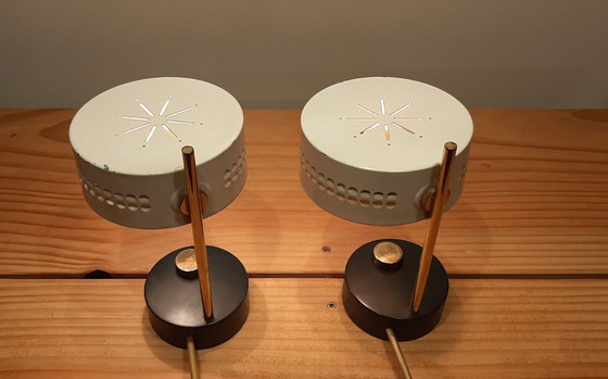 Image 1 of Deux lampes de table M.Matégot