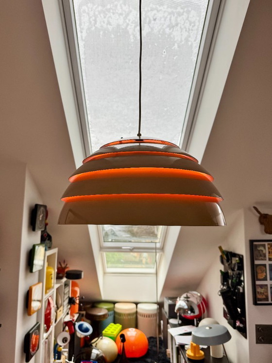 Image 1 of Lampada da soffitto Hans-Agne Jakobsson T 325/450 | Ciondolo "Alveare" in alluminio | Markaryd Svezia | Design scandin
