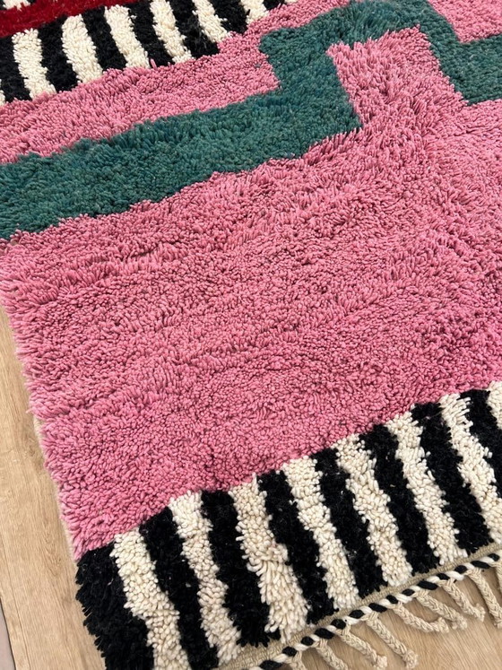 Image 1 of Alfombra Beni Mrirt de Marruecos, tejida a mano en pura lana, 250 x 250 cm.