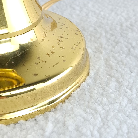 Image 1 of Lampe de table vintage en laiton, années 60/70, style milieu du siècle