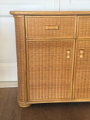 Vintage rattan Sideboard / small cabinet 80s