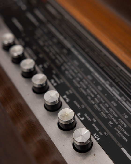 Image 1 of VINTAGE 1960S RADIO PHONOGRAPH STEREO MOBILE ROSSINI MODEL BY GRUNDIG