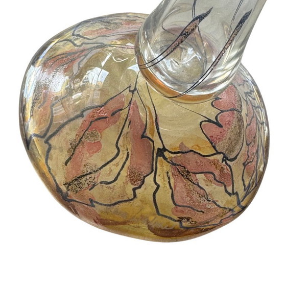 Image 1 of Signed art glass vase - Vera Walther, ca. 1980