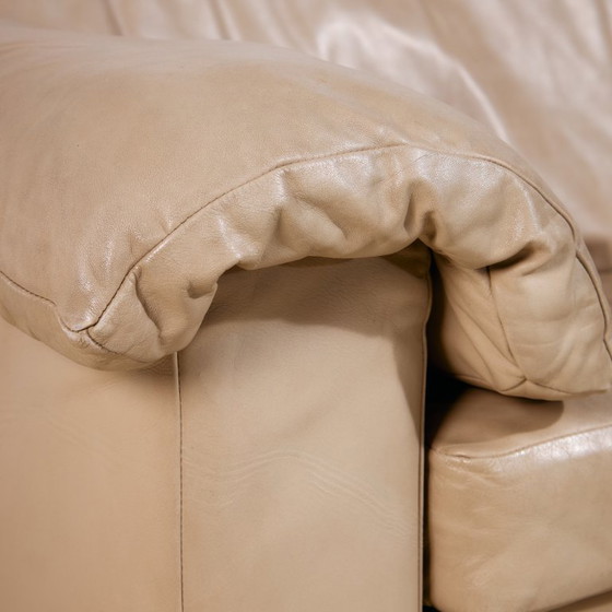 Image 1 of Conjunto de sofás de cuero Mk11355 «Modelo 4000» de Rolf Benz, juego de 4