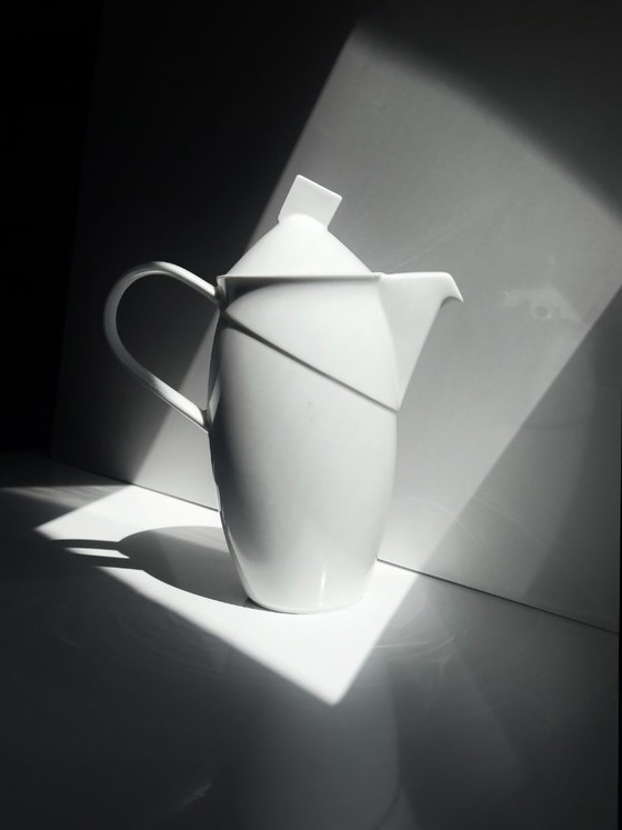 Rosenthal Studio-Line „Avenue“ Koffiepot van Frogdesign, Wit Porselein, 1989 – Glazen & Karaffen, Porcelain (photo 3 of 6)