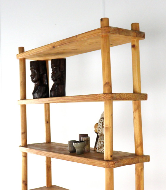 Image 1 of Pine Bookcase Vintage 'Mennersbach'
