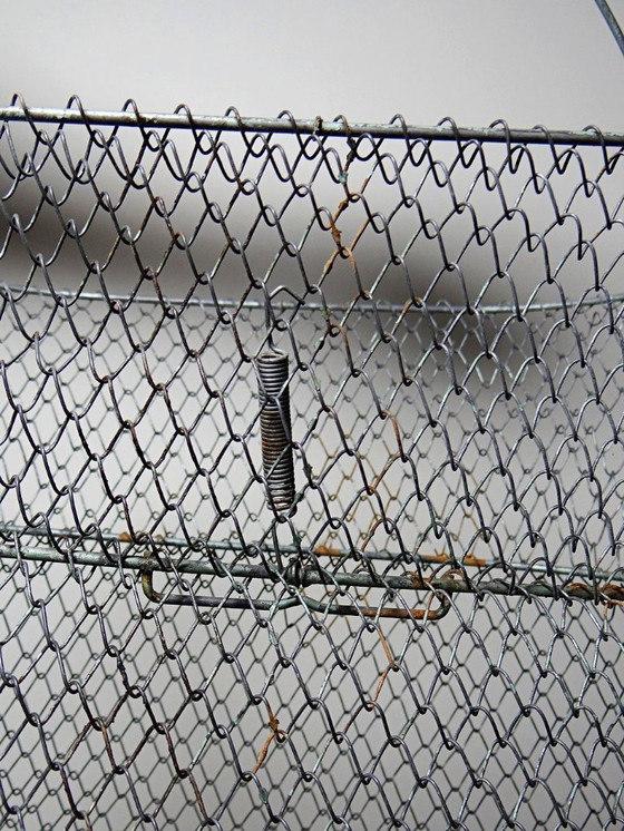 Image 1 of Nasse ou panier à poisson de pêcheur XL vintage Maillinox années 80-90