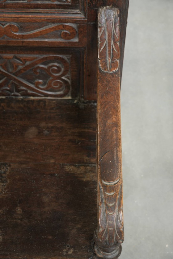 Image 1 of Silla Wainscott inglesa única del siglo XVIII con magníficas tallas de madera y una apariencia hermosa.