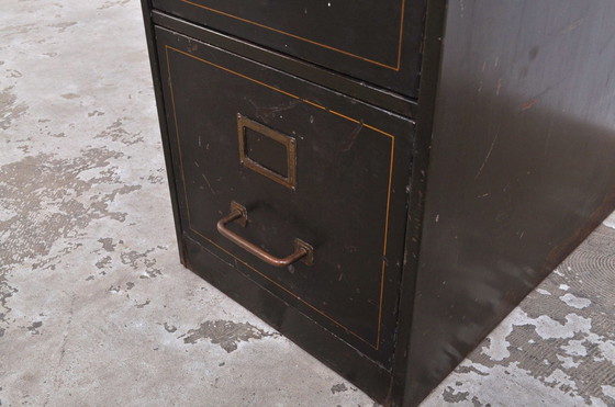 Image 1 of Mobiletto portadocumenti industriale vintage Strafor, anni '30