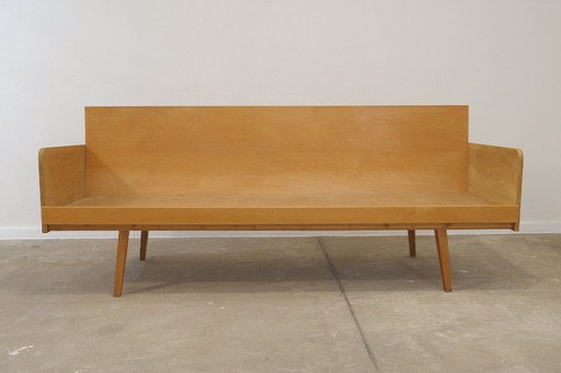 Canapé pliant style années 60, par Interier Praha, Tchécoslovaquie