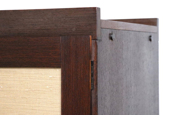 Image 1 of Leonardo Fiori voor ISA Bergamo Dressoir in Wengé en zeegras 1950