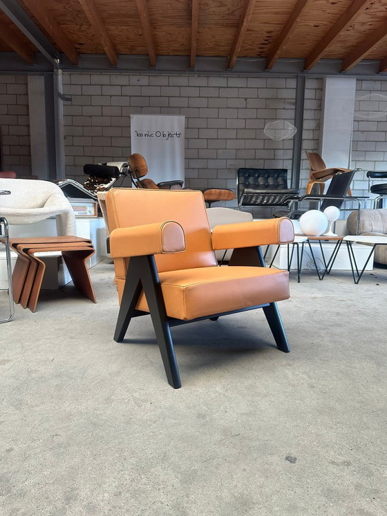 Poltrona Cassina Capitol Complex, Pierre Jeanneret (disponibilità: 2) – Poltrone, Pelle, Legno (photo 3 of 5)